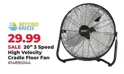 Runnings 20 3 Speed High Velocity Cradle Floor Fan offer