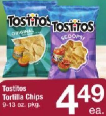 ACME Tostitos Tortilla Chips 9-13 oz offer