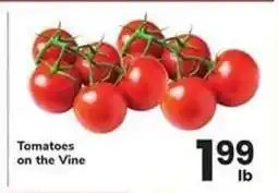 Safeway Tomatoes on the Vine offer