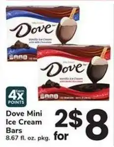 Safeway Dove Mini Ice Cream Bars offer