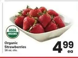 Safeway Organic Strawberries offer