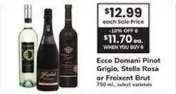 Safeway Ecco Domani Pinot Grigio, Stella Rosa or Freixent Brut offer