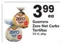 Safeway Guerrero Zero Net Carbs Tortillas offer