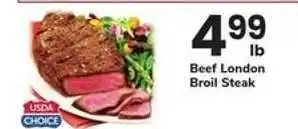 Safeway Beef London Broil Steak offer