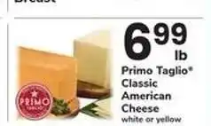 Safeway Primo Taglio Classic American Cheese offer