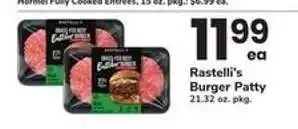 Safeway Rastelli's Burger Patty offer