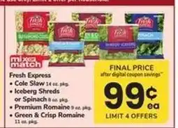 Safeway Fresh Express offer