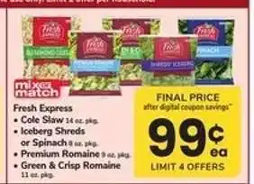 Safeway Fresh Express offer