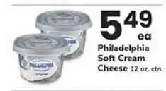 Safeway Philadelphia Soft Cream Cheese offer