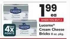 Safeway Lucerne Cream Cheese Bricks offer