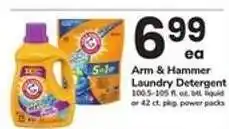 Safeway Arm & Hammer Laundry Detergent offer
