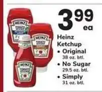 Safeway Heinz Ketchup offer