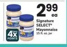 Safeway Signature Select Mayonnaise offer
