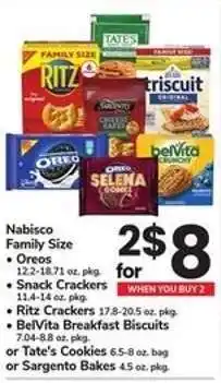 Safeway Nabisco Family Size offer