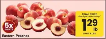Safeway Eastern Peaches offer