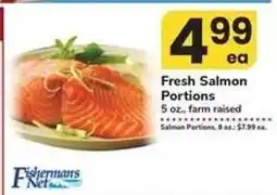 Safeway Fresh Salmon Portions offer