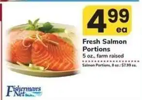 Safeway Fresh Salmon Portions offer