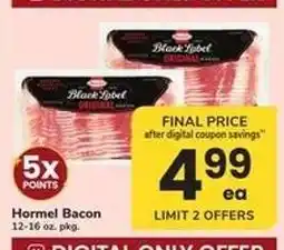 Safeway Hormel Bacon offer