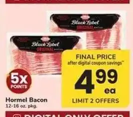 Safeway Hormel Bacon offer