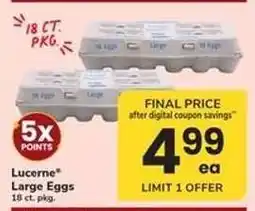 Safeway Lucerne Large Eggs offer