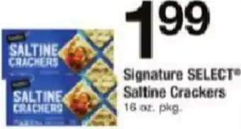 ACME Signature Select Saltine Crackers 16 oz offer
