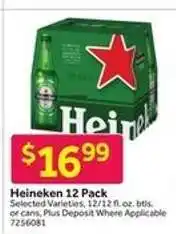 Stop&Shop Heineken 12 Pack offer
