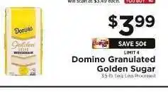 ShopRite Domino Granulated Golden Sugar offer