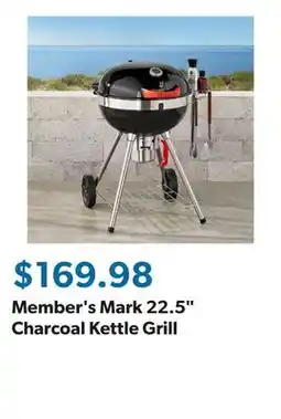 Sam's Club Member's Mark 22.5 Charcoal Kettle Grill offer