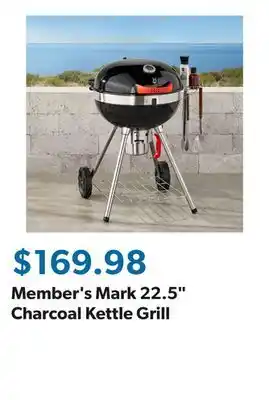 Sam's Club Member's Mark 22.5 Charcoal Kettle Grill offer