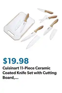 Sam's Club Cuisinart 11-Piece Ceramic Coated Knife Set with Cutting Board, Assorted Colors offer