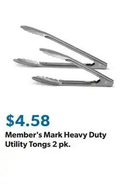 Sam's Club Member's Mark Heavy Duty Utility Tongs 2 pk offer