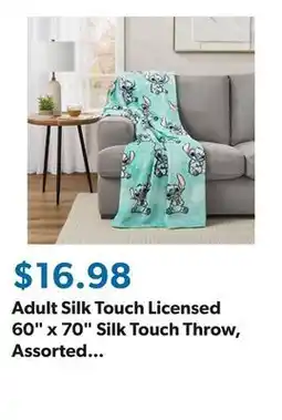 Sam's Club Adult Silk Touch Licensed 60 x 70 Silk Touch Throw, Assorted Characters offer