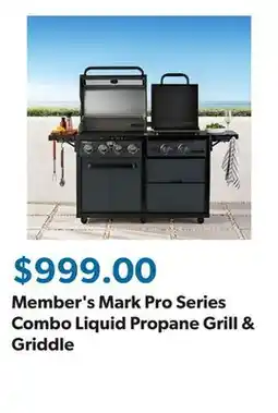 Sam's Club Member's Mark Pro Series Combo Liquid Propane Grill & Griddle offer