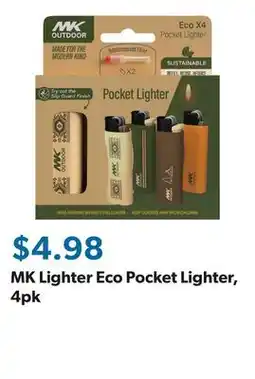 Sam's Club MK Lighter Eco Pocket Lighter, 4pk offer