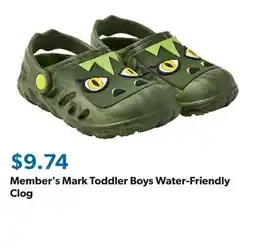 Sam's Club Member's Mark Toddler Boys Water-Friendly Clog offer