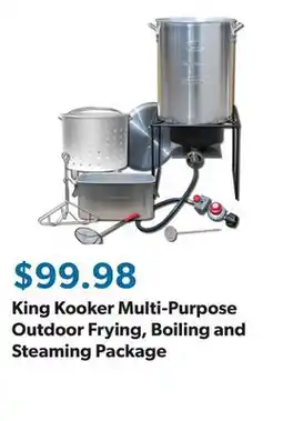 Sam's Club King Kooker Multi-Purpose Outdoor Frying, Boiling and Steaming Package offer