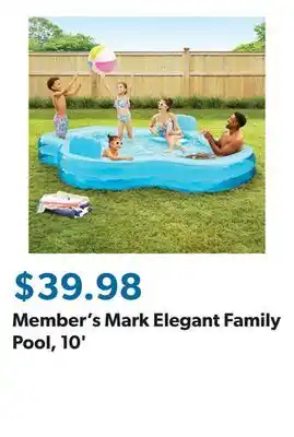 Sam's Club Member's Mark Elegant Family Pool, 10' offer