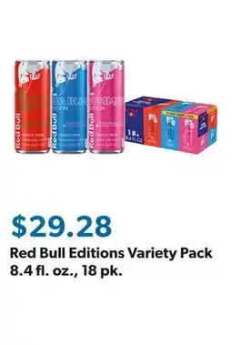 Sam's Club Red Bull Editions Variety Pack 8.4 fl. oz., 18 pk offer