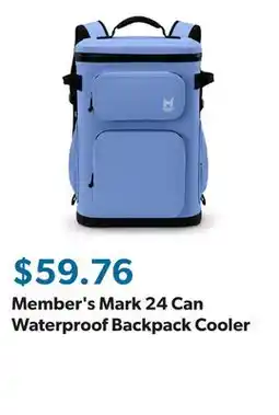 Sam's Club Member's Mark 24 Can Waterproof Backpack Cooler offer