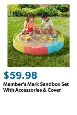 Sam's Club Member's Mark Sandbox Set With Accessories & Cover offer