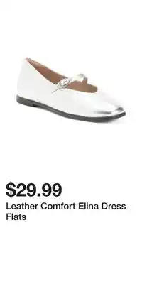 TJ Maxx Leather Comfort Elina Dress Flats offer