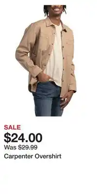 TJ Maxx Carpenter Overshirt offer