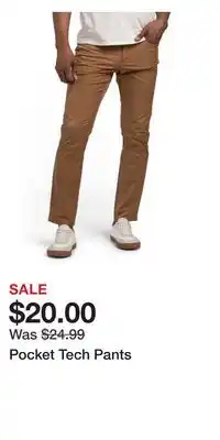 TJ Maxx Pocket Tech Pants offer