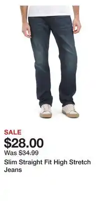 TJ Maxx Slim Straight Fit High Stretch Jeans offer