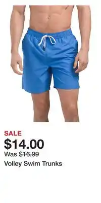 TJ Maxx Volley Swim Trunks offer