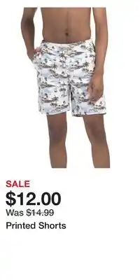 TJ Maxx Printed Shorts offer