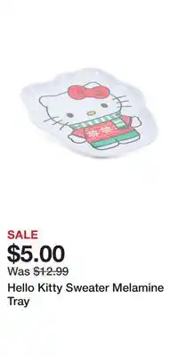 TJ Maxx Hello Kitty Sweater Melamine Tray offer