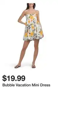 TJ Maxx Bubble Vacation Mini Dress offer