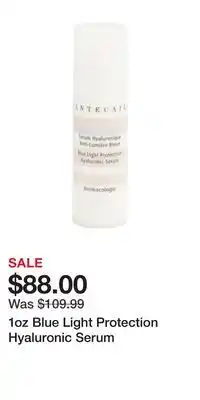 TJ Maxx 1oz Blue Light Protection Hyaluronic Serum offer