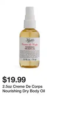 TJ Maxx 2.5oz Creme De Corps Nourishing Dry Body Oil offer
